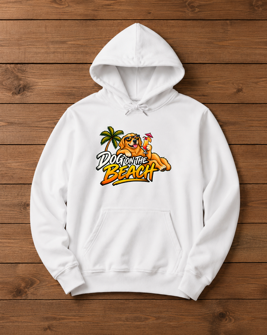 Dog on the BeachPremium Hoodie
