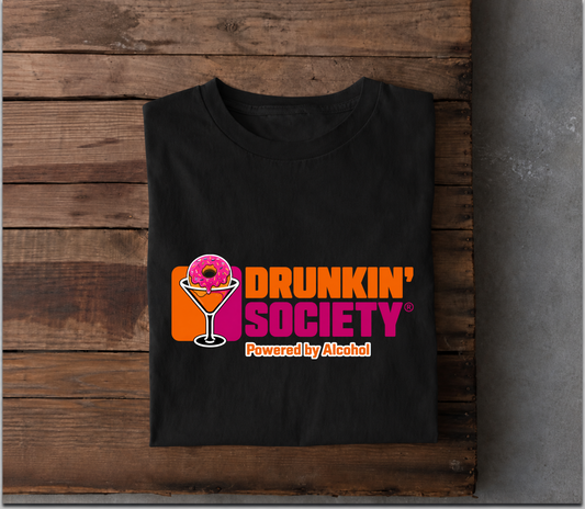 Drunken Society Glas T-Shirt