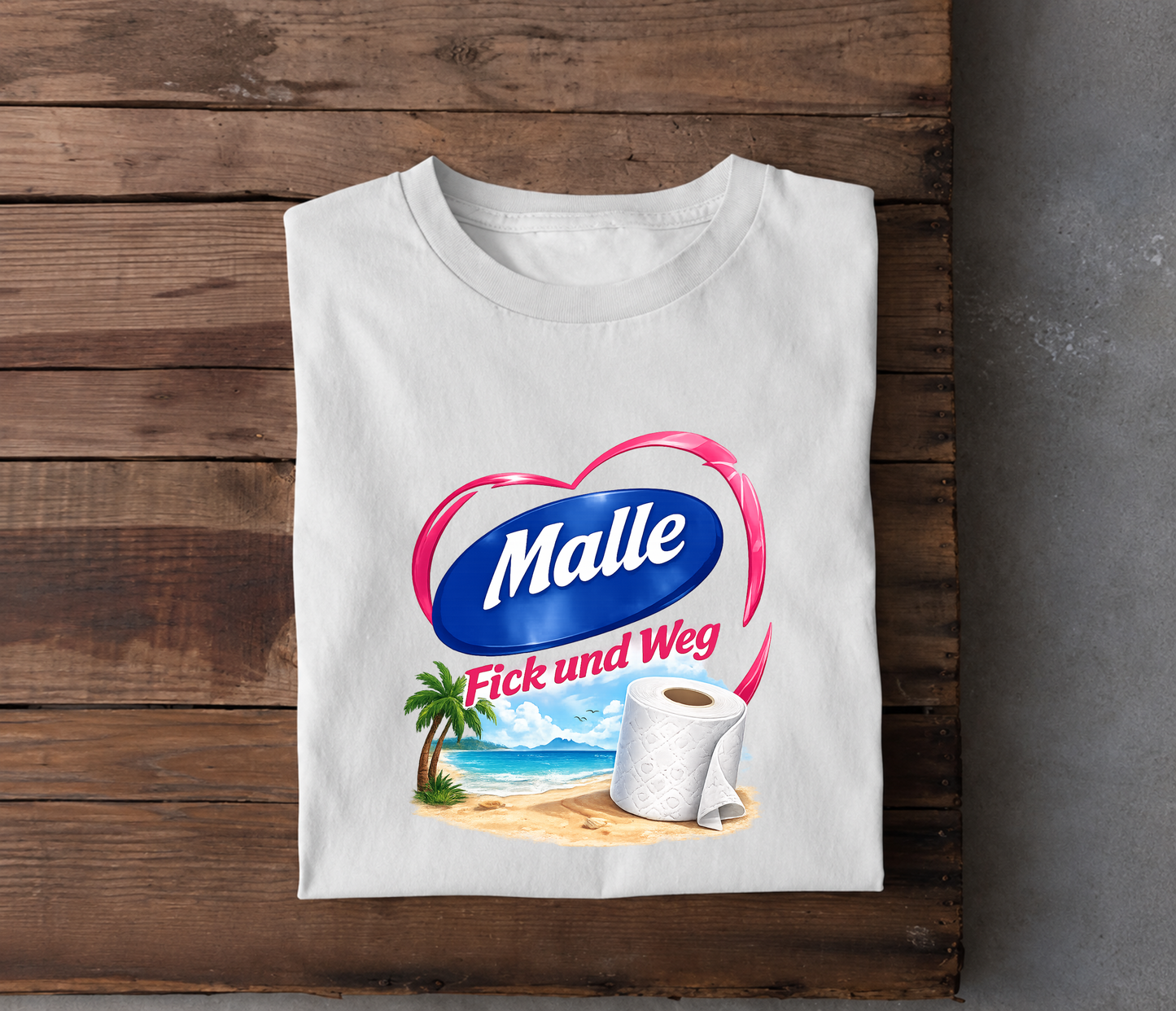 Malle Fick und Weg Beach T-Shirt