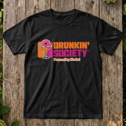 Drunken Society Glas T-Shirt