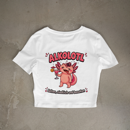 Alkolotl besoffen Cropped Tee