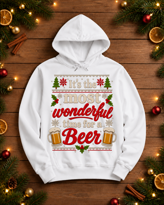 Wonderful time for a Beer Premium Hoodie